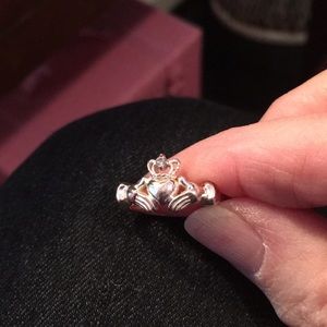 Claddagh sterling ring.